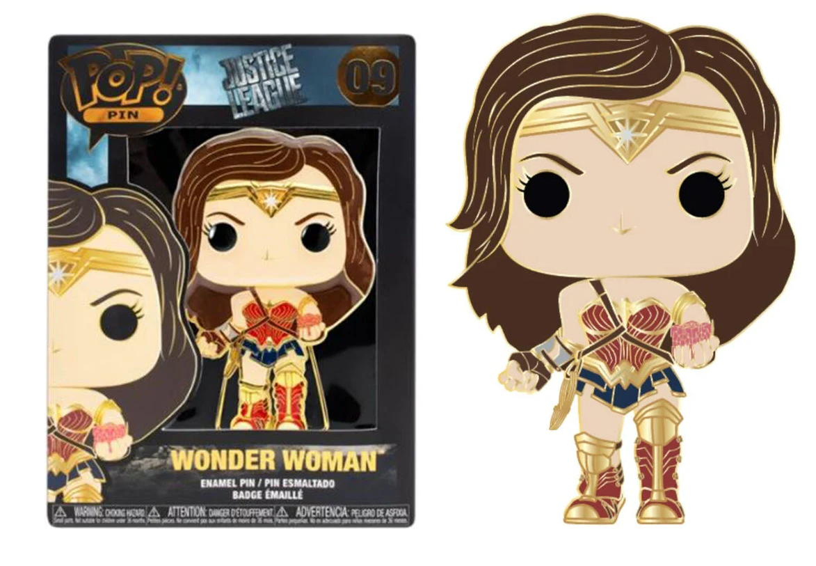 DC COMICS Pop Large Enamel Pin N° 09 Wonder Woman