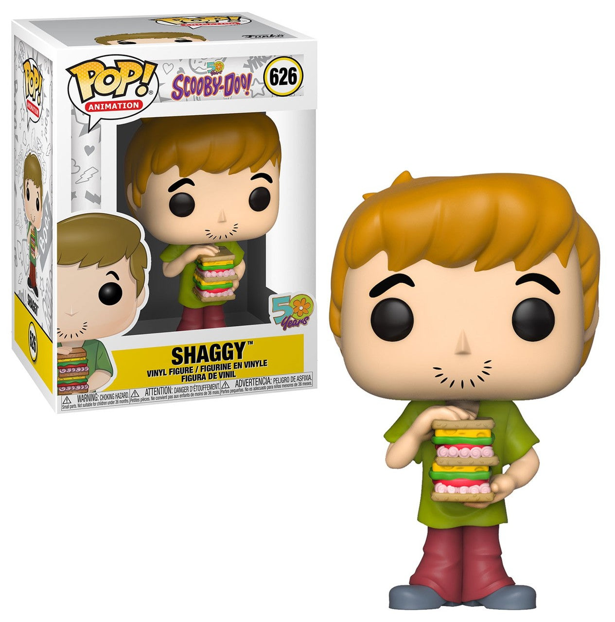 SCOOBY DOO POP N° 626 Shaggy with Sandwich