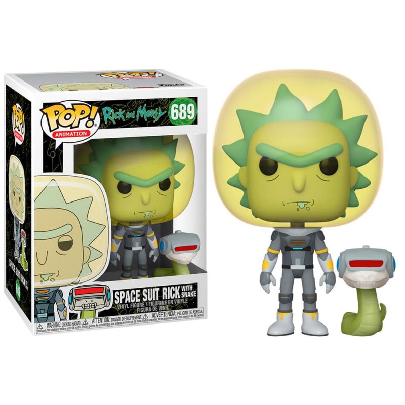 RICK & MORTY POP N° 689 Space Suit Rick w/Snake