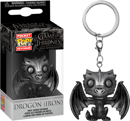 Drogon Funko Pop! Keychain | GAME OF THRONES Pocket Pop Keychains Drogon Funko