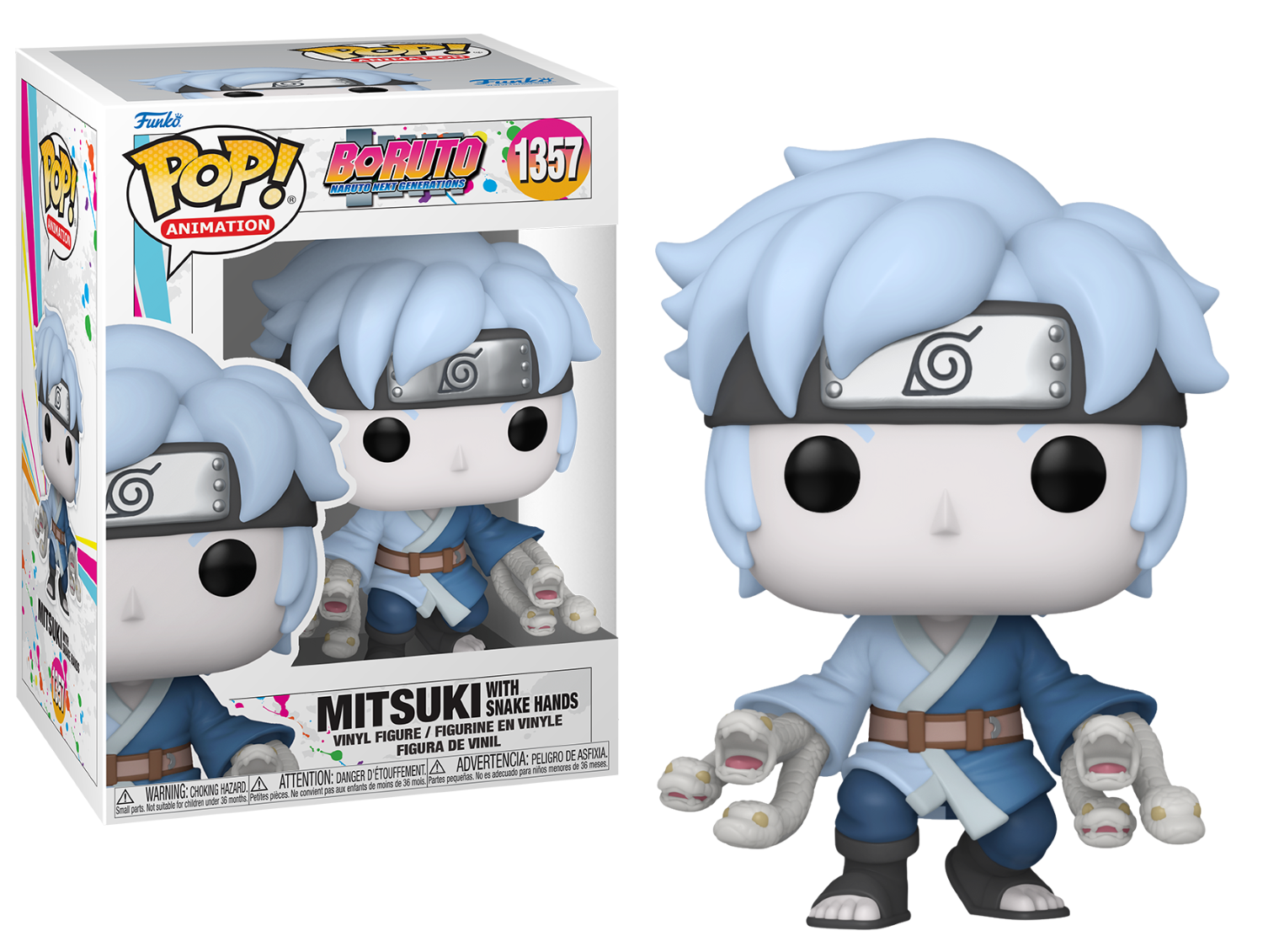 BORUTO POP Animation N° 1357 Mitsuki avec Mains Serpents Funko