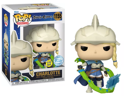 BLACK CLOVER POP Animation N° 1155 Charlotte avec Chase (GITD)