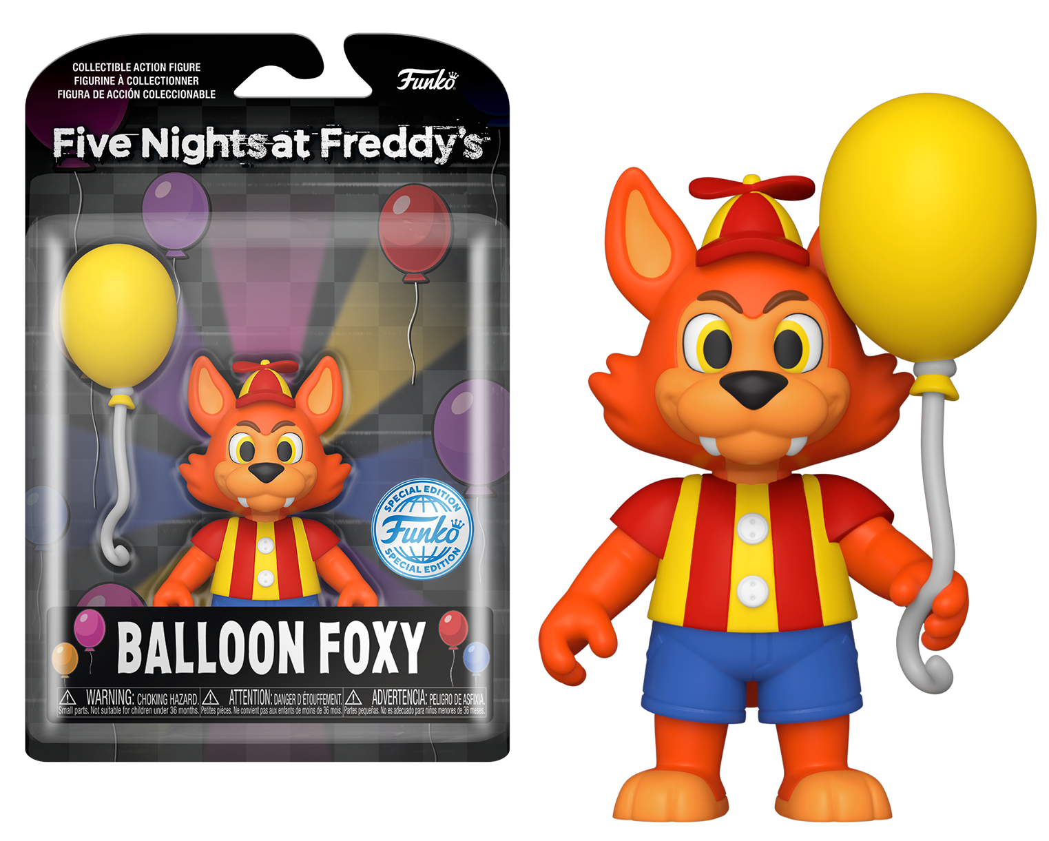 FNAF SECURITY BREACH - Balloon Foxy - Action Figure POP 12.5cm