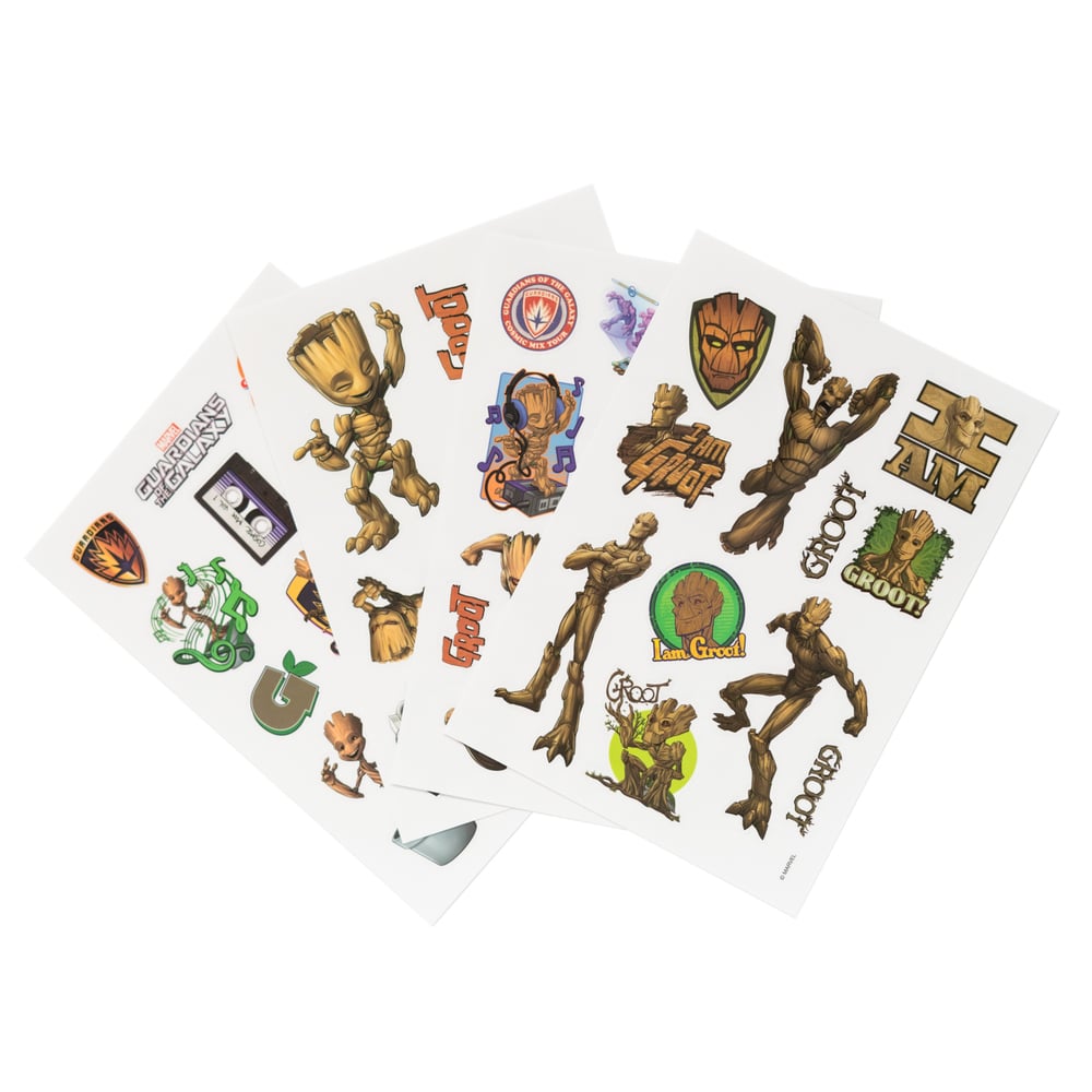 GROOT Stickers pour Ordinateur, Téléphone et Mobiliers 57 pc.