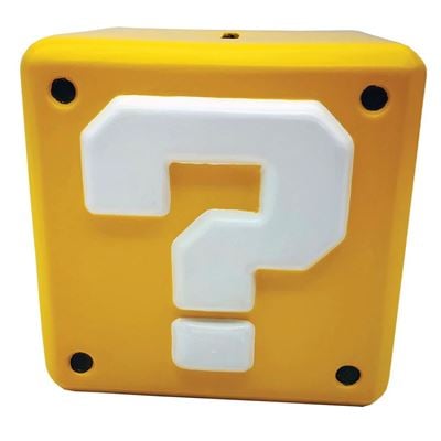 SUPER MARIO Bloc Point d'Interrogation Tirelire 12.3cm