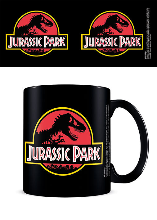 JURASSIC PARK Logo Mug Black Pod 315ml