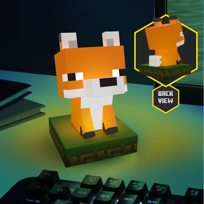 MINECRAFT Renard Lampe Icone 11cm