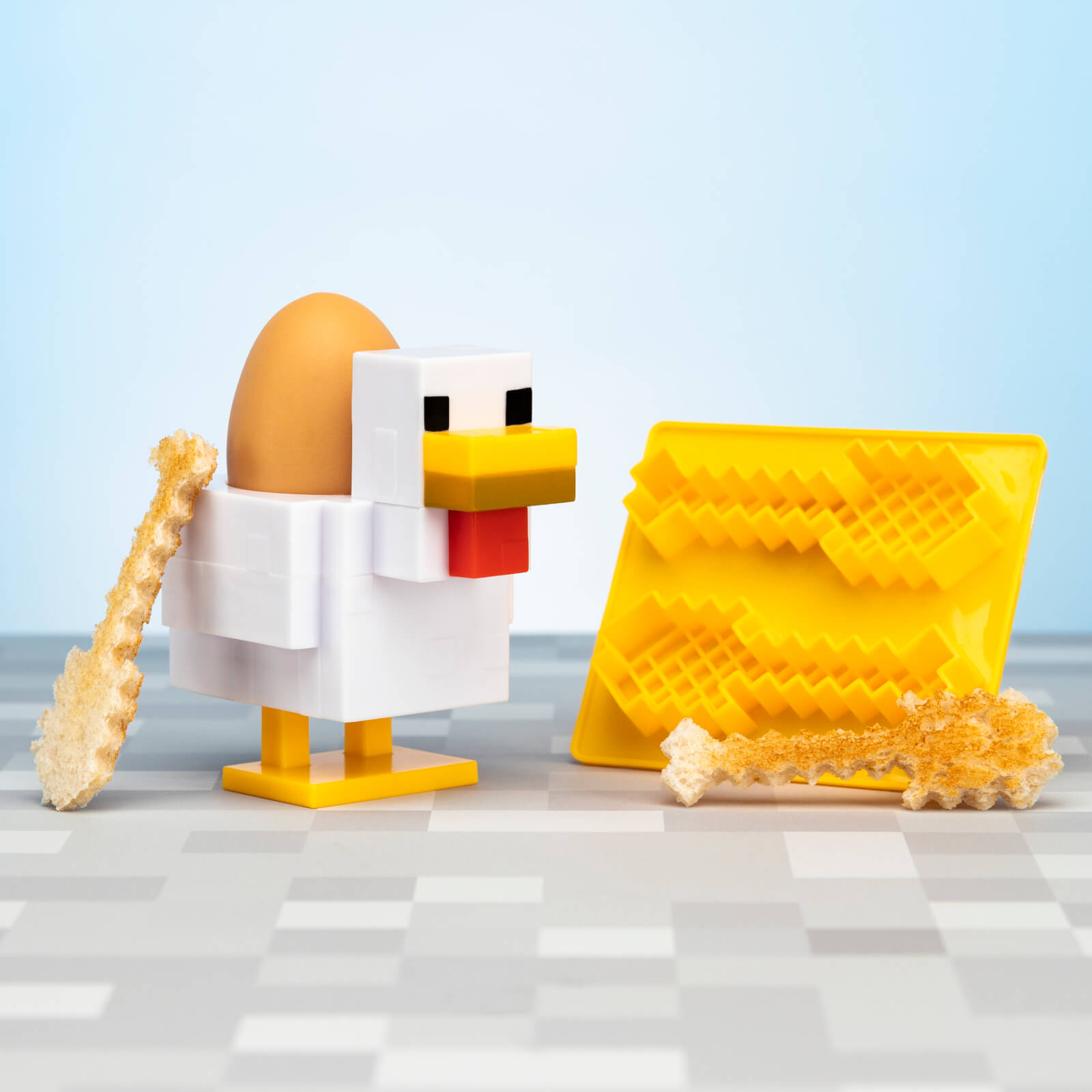 MINECRAFT Chicken Coquetier & forme pour toast