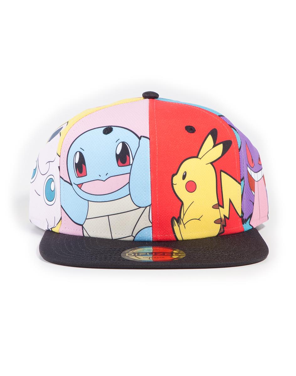 POKEMON Multi Pop Art Casquette Snapback