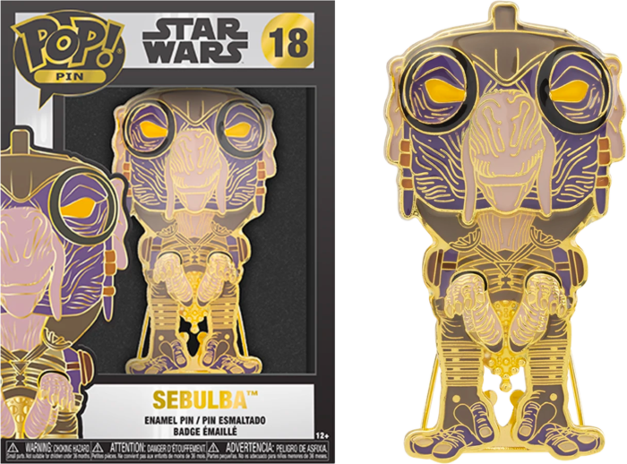 STAR WARS Pop Large Enamel Pin N° 18 Sebulba