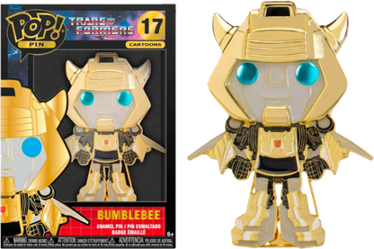 TRANSFORMERS Pop Large Enamel Pin N° 17 Bumblebee