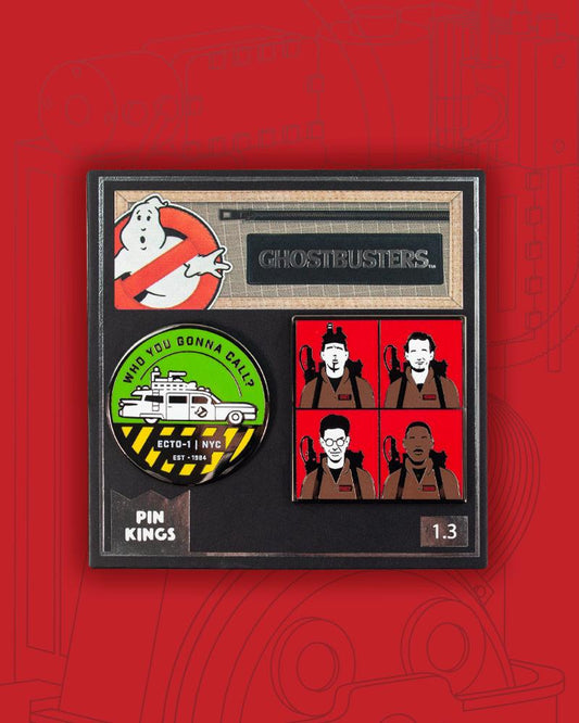 Pin's SOS Fantômes Set 1.3 Who You Gonna Call? & Personnages Ghostbusters Pin Kings Numskull Funko